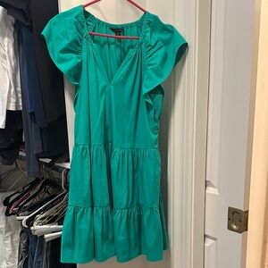 Banana Republic Dress with Ruffle Sleeves
